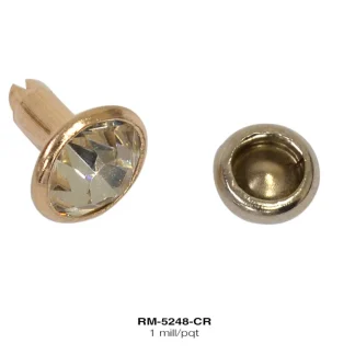 REMACHES METAL RM-5248-CR 8mm 1,000 PZ/PQT CRISTAL