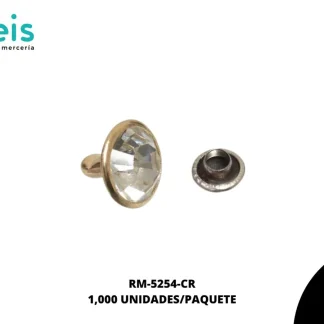 REMACHES METAL REMACHE RM-5254-CR 10mm 1,000 PZ/PQT CRISTAL