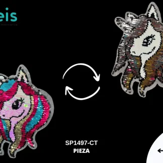 PARCHES LENTEJUELA REVERSIBLE UNICORNIO MY LITTLE PONY SP1497-CT