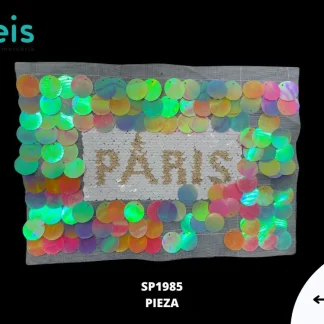 PARCHES LENTEJUELA PARIS SP1985 MULTICOLOR