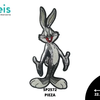 PARCHES LENTEJUELA BUGS BUNNY CUERPO COMPLETO SP2572