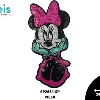 PARCHES LENTEJUELA MINNIE GUANTES SP2651-SP
