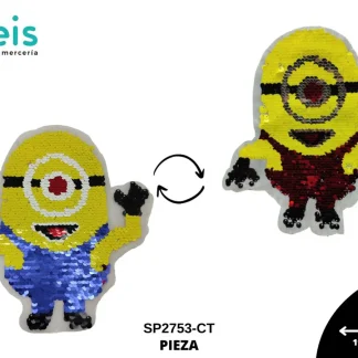 PARCHES LENTEJUELA REVERSIBLE MINION SP2753-CT