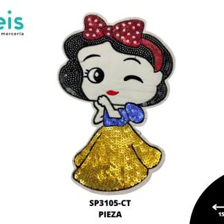 PARCHES LENTEJUELA BLANCA NIEVES SP3105-CT