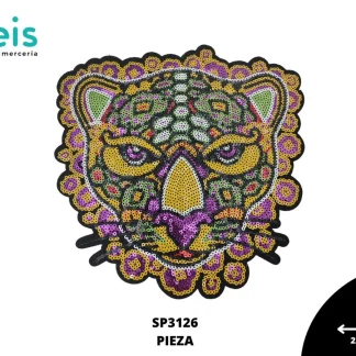 PARCHES LENTEJUELA TIGRE MANDALA SP3126