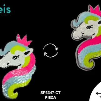 PARCHES LENTEJUELA REVERSIBLE UNICORNIO SP3347-CT