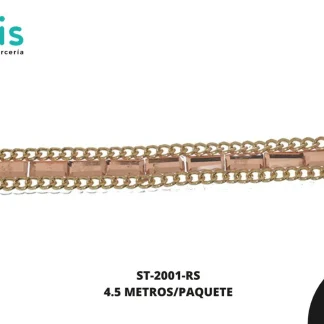 STRASS PIEDRA CADENA DO 8MM REF: SC601 ROSA (3X7MM) 4.5M/PQ