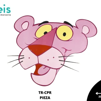 PARCHES DTF PANTERA ROSA TR-CPR 22.5cmX17.5cm