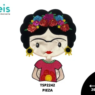 PARCHES LENTEJUELA FRIDA BLUSA TSP2242 ROSA