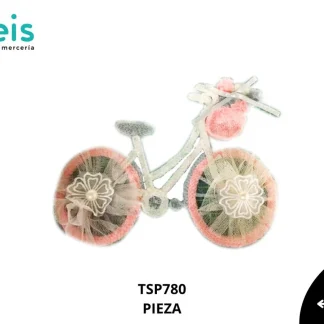 PARCHES BORDADOS Y ESTAMBRE BICICLETA TSP780 17cmX15cm