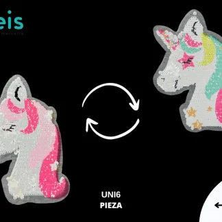 PARCHES LENTEJUELA REVERSIBLE UNICORNIO OJO ESTRELLA UNI6