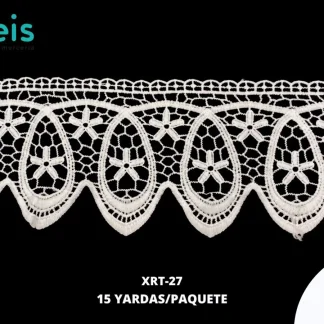 GUIPIUR SEDA DE LECHE PLANO XRT-27 BLANCO 13.5 CM 15 YARDAS/PAQUETE