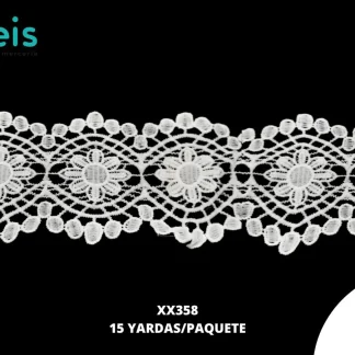 GUIPIUR SEDA DE LECHE PLANO XX358 BLANCO 11 CM 15 YARDAS/PAQUETE