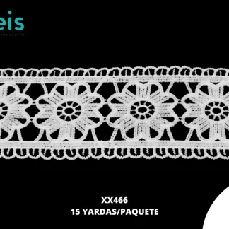 GUIPIUR SEDA DE LECHE PLANO XX466 BLANCO 7 CM 15 YARDAS/PAQUETE
