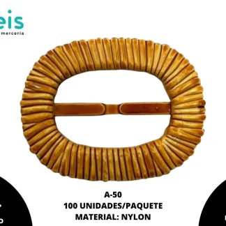 HEBILLA NYLON REDONDA A-50 PIEZA