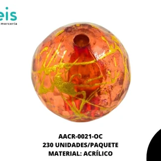 ACRILICO VETAS RED DIAM 16 MM REF: BB0009-44 OCRE 230 U/PQT (.5 KG)