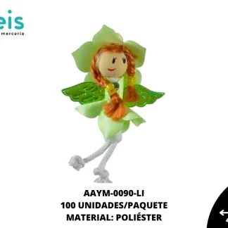 MUÑECA HAWAINA REF: QW-14 LIMON 100 U/PQT