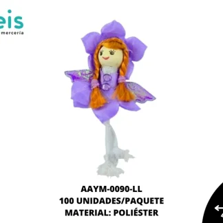 MUÑECA HAWAINA REF: QW-14 LILA 100 U/PQT