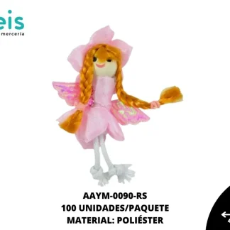 MUÑECA HAWAIANA REF: QW-14 ROSA 100 U/PQT