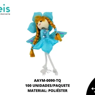 MUÑECA HAWAINA REF: QW-14 TURQUESA 100 U/PQT