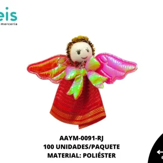 MUÑECA MINI ANGEL REF: QW-48 ROJO 100 U/PQT