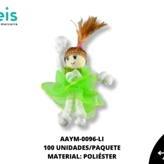 MUÑECA PALMA COCO REF: #2 LIMON 100 U/PQT