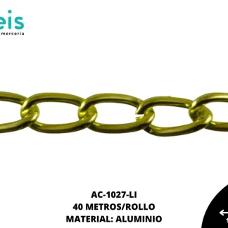 CADENA ALUMINIO REF: 1504 LIMON 40 METROS/ROLLO