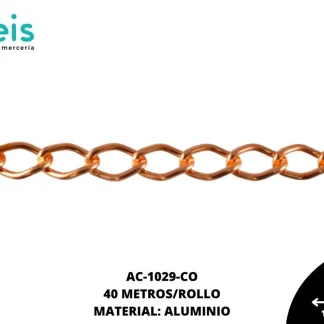 CADENA ALUMINIO REF: 1506 COBRE 40 METROS/ROLLO