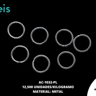 ARGOLLA MET REF: Nº8 PLATA 12.5 mill/kg