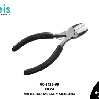 HERRAMIENTAS CONFECCIÓN PINZAS PUNTA SILICONA AC-1127-VR 7.5cmX13.3cm REF