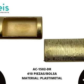 SEPARADOR METZADO RECT 30mm REF:W102 DORADO ROSADO 500 grs