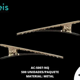 PINZA PICO DE GARZA PLANA CUADRADA REF: 4.5 cm NIQUEL 500 u/pqt