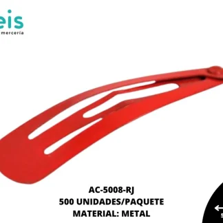CUCA REF: 4.8 cm ROJO 500 u/pqt