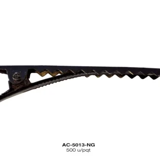 PINZA PICO DE GARZA PLANA REF: 6 cm NEGRO 500 u/pqt