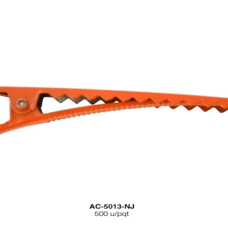 PINZA PICO DE GARZA PLANA REF: 6 cm NARANJA 500 u/pqt