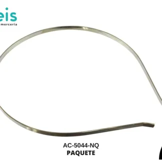 DIADEMA METALICA PLANA 12 UNIDADES/PAQUETE