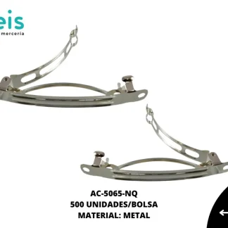 ACCESORIOS METAL BROCHE FRANCES AC-5065-NQ 7cmX0.8cm 500 PZ/PQT NIQUEL