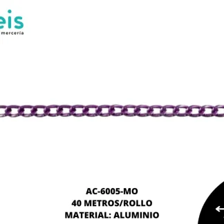 CADENA ALUMINIO REF: 2102 MORADO 40 METROS/ROLLO