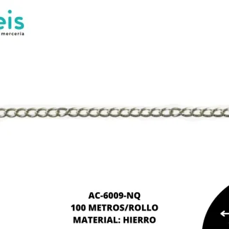 CADENA HIERRO REF: .6 NIQUEL 100 METROS/ROLLO