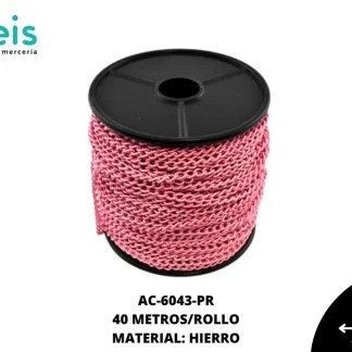 CADENA HIERRO 2.85MM REF:0.8 PALO DE ROSA 40 METROS/ROLLO