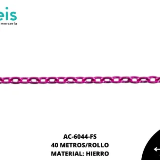 CADENA HIERRO ARGOLLA 2.77MM REF:0.8 FIUSHA 40 METROS/ROLLO