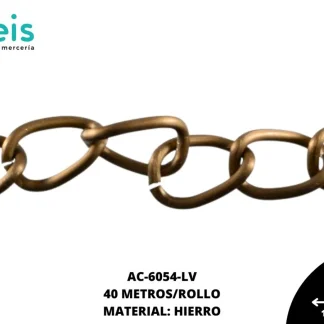 CADENA ALUMINIO 10MM REF: FY023 LATON VIEJO 40 METROS/ROLLO