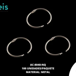 ARGOLLA METAL BROCHE REF: 4.5CM PQT/100 PZ