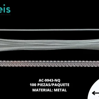 BALLENA METALICA REF: 40CM NIQUEL 100 U/PQT