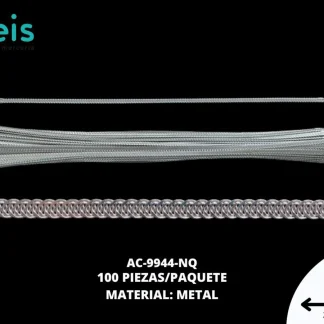 BALLENA METALICA REF: 35CM NIQUEL 100 U/PQT