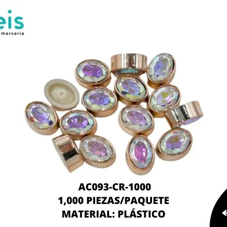 PIEDRA AC093 CRISTAL CON 1000 PZ