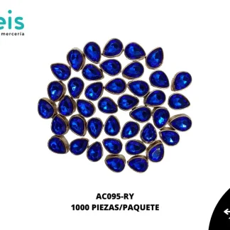 REMACHES PLASTICO GOTA AC095-RY 12.8mmX16.6mm 1,000 PZ/PQT REY