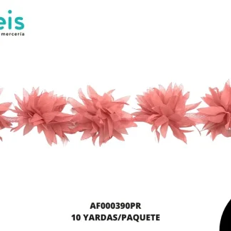 FLOR TULL AF390 PALO DE ROSA