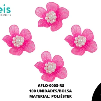 APLICACION FLOR PERLITAS ROSA 100 U/PQT
