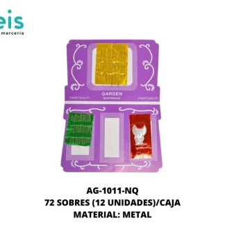 SET AGUJAS REF: RX-110 NIQUEL 72 sobres(21u)/caja